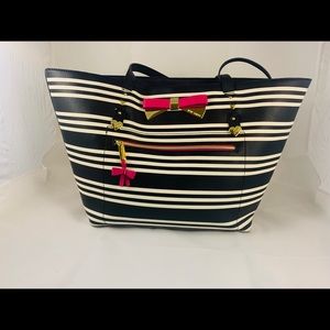 Striped Betsey Johnson Tote